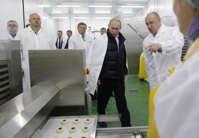 Vladimiras Putinas ir Jevgenijus Prigožinas
