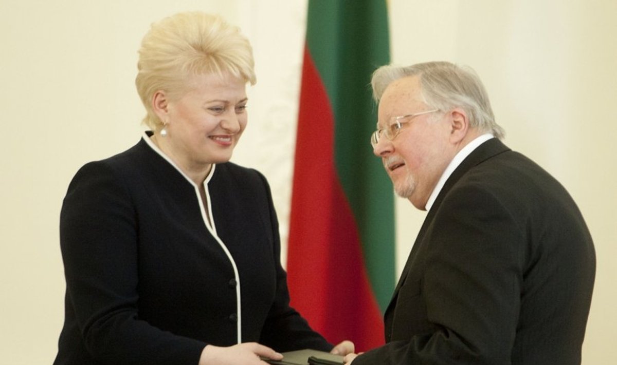 Dalia Grybauskaitė, Vytautas Landsbergis