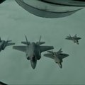Kariniuose manevruose – slapieji amerikiečių F-22 ir norvegų F-35