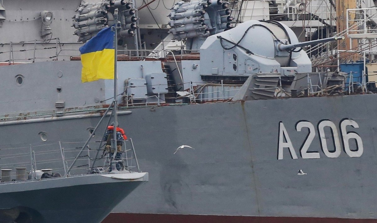 Ukrainos laivai Odesoje
