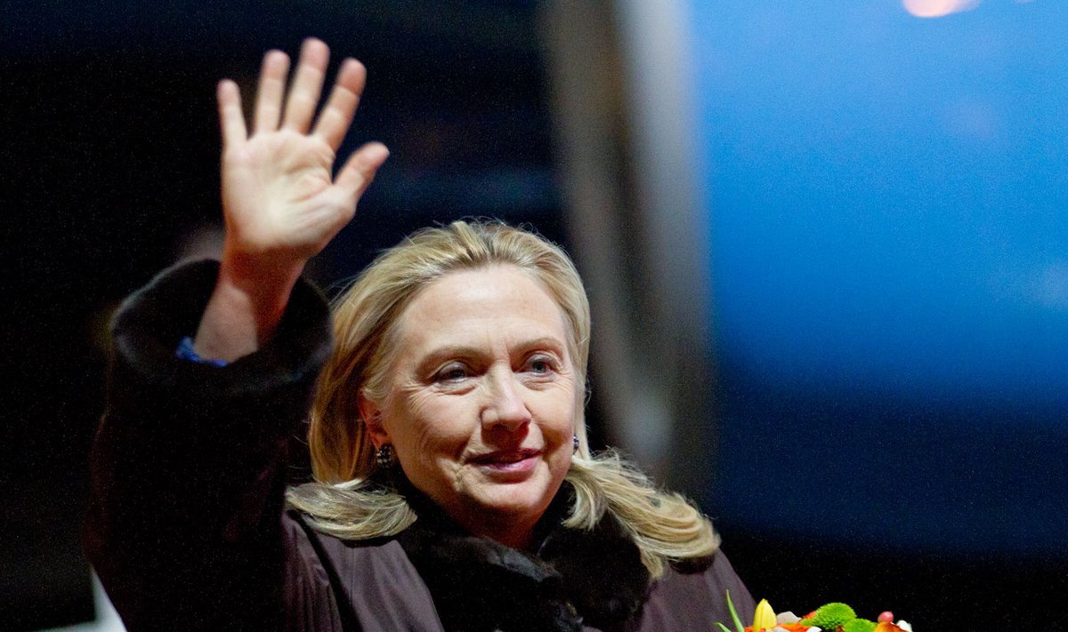 Hillary Clinton atvyko į Vilnių