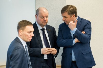 Mindaugas Puidokas, Saulius Skvernelis, Ramūnas Karbauskis