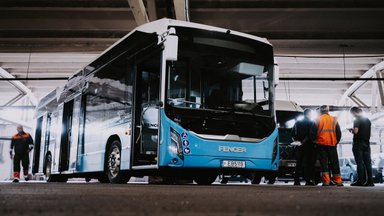 На улицах столицы проходит испытания электроавтобус нового поколения