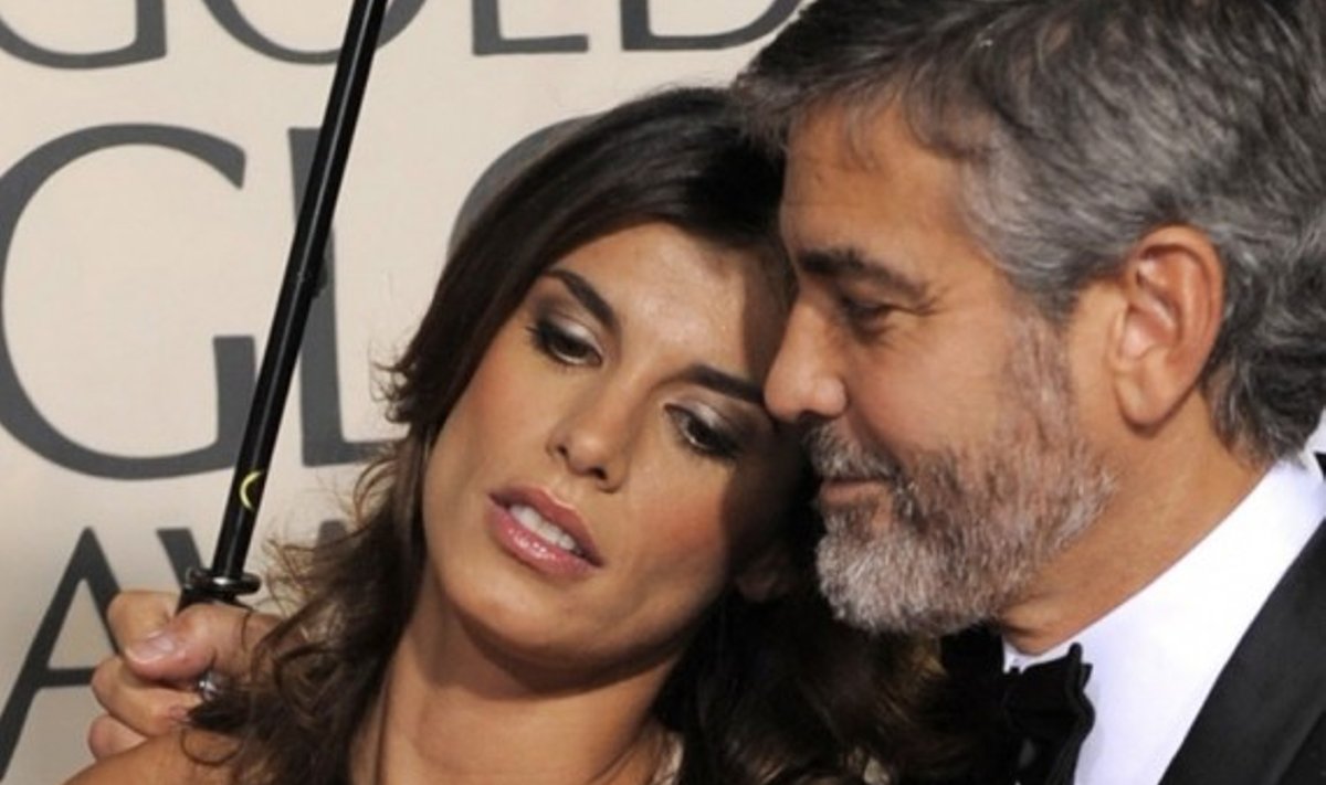 George Clooney ir Elisabetta Canalis