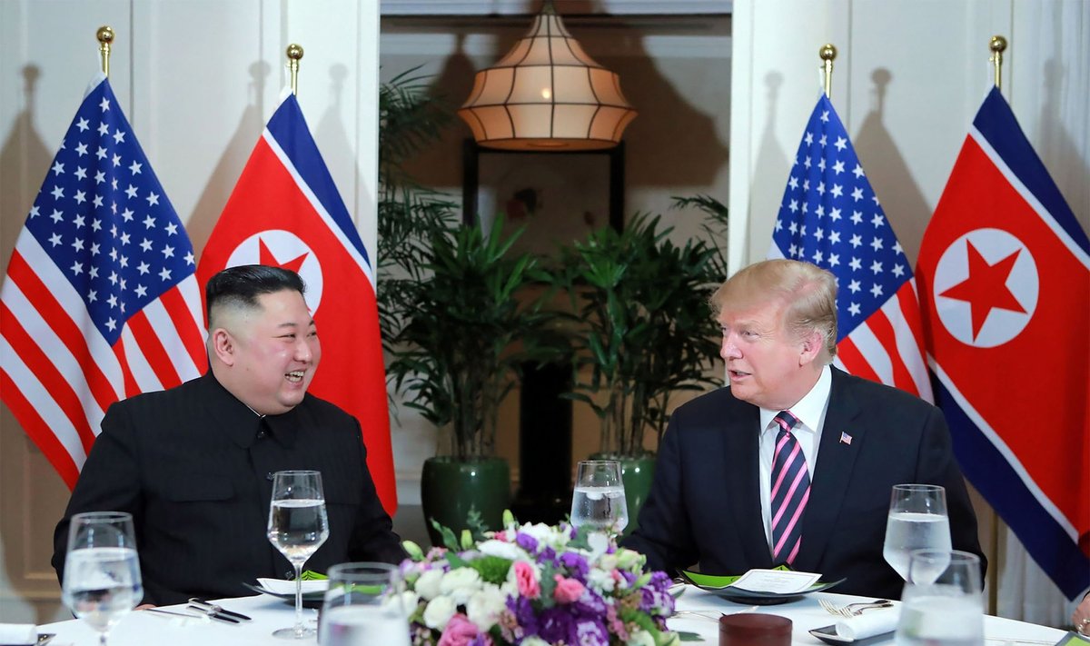 Donaldo Trumpo ir Kim Jong Uno susitikimas Hanojuje