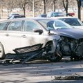 В центре Вильнюса в ДТП пострадала женщина