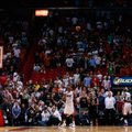 NBA lygoje – „Heat“ pralaimėjimas paskutinę sekundę ir septinta iš eilės „Pacers“ pergalė