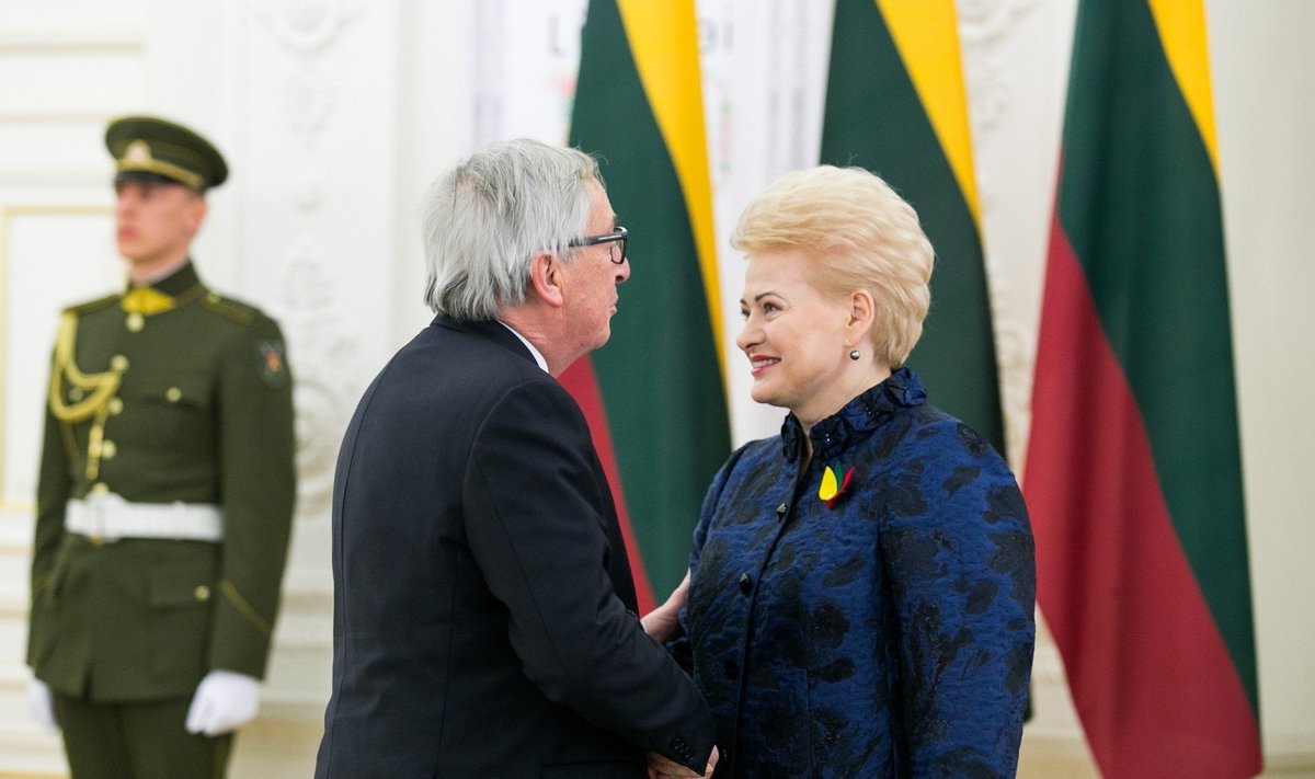 Jeanas Claude'as Junckeris ir Dalia Grybauskaitė
