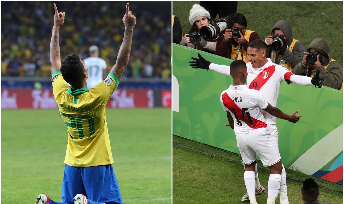 "Copa America" finale kovos Brazilija ir Peru / Foto: AP-Scanpix
