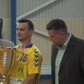 Varėnos "Ūlos" rankininkai palaužė Klaipėdos "Dragūno" ekipą ir iškovojo super taurę
