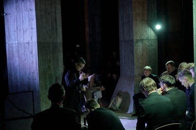 "Iš jotvingių akmens" atlikimas Kopenhagoje, chorui "Aidija" diriguoja Romualdas Gražinis / Foto: Laurynas Kamarovas