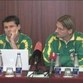 Lietuvos futbolo rinktinės žaidėjai griauna „tylos sieną“ ir palaiko J.Couceiro