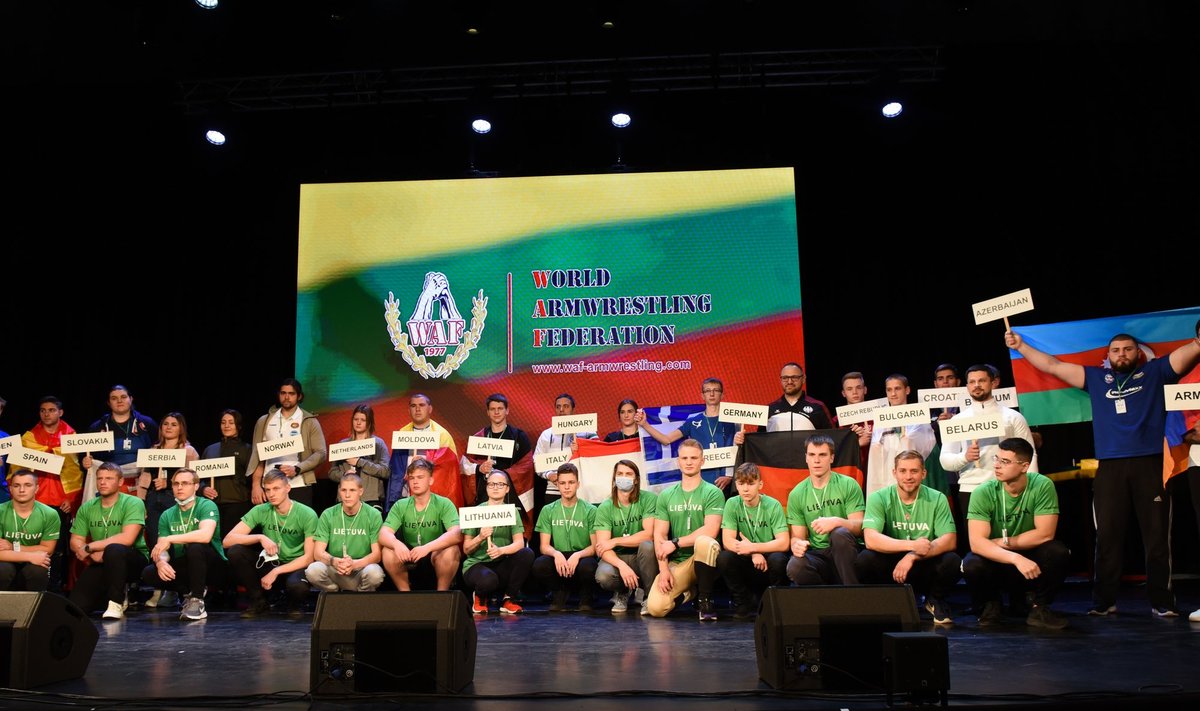 Europos rankų lenkimo čempionatas Vilniuje