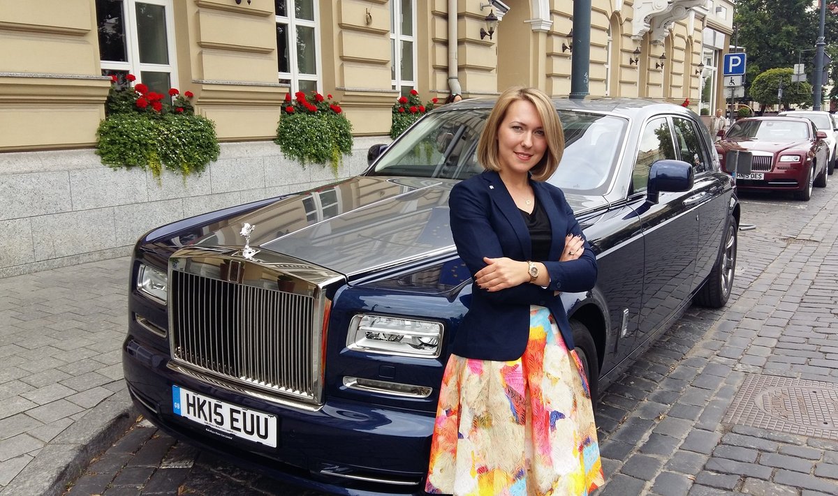 Rolls-Royce dirbanti Ieva Brazinskaitė
