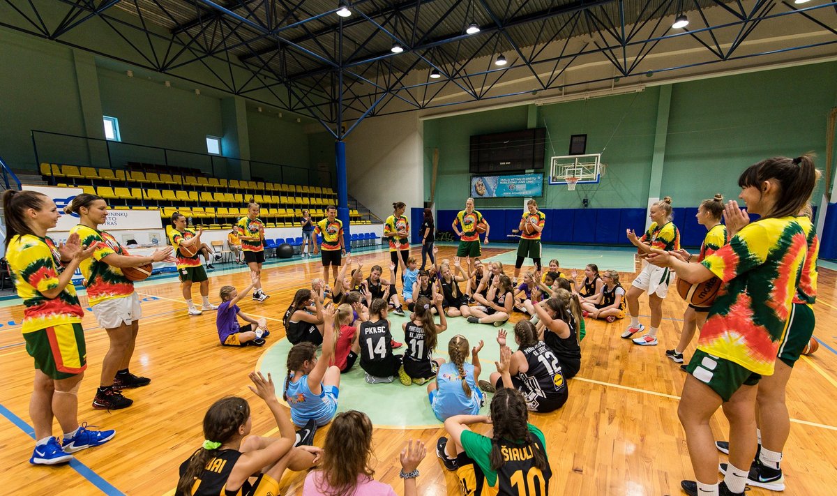 Lietuvos moterų krepšinio rinktinės stovykla