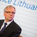 Lithuanian finance minister admits he is not yet accustomed to euro