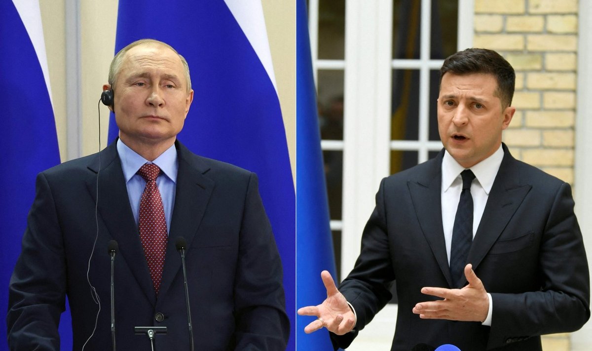V. Putinas ir V. Zelenskis