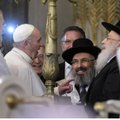 Popiežius apsilankė Didžiojoje sinagogoje Romoje