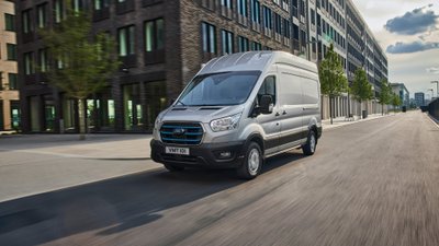 Elektra varomas Ford E-Transit. Gamintojo nuotr.