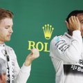 Tarp L. Hamiltono ir N. Rosbergo įsiplieskė kibirkštys – jie apsimėtė kepure