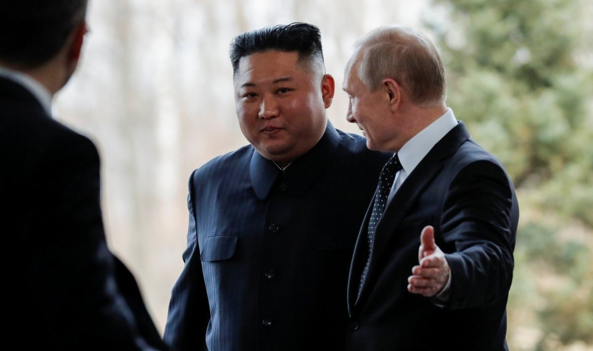 Kim Jong Unas, Vladimiras Putinas