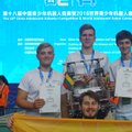 Литовцы заняли второе место в мировом соревновании робототехники в Китае