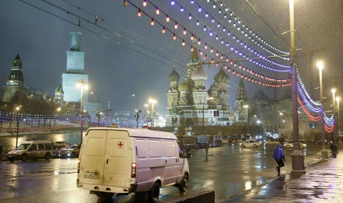 Maskvos centre nušautas B. Nemcovas