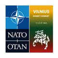 Президент Литвы представил логотип Вильнюсского саммита НАТО: центральный элемент – стилизованный Витис