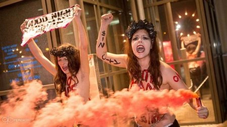Femen protestas Berlyne. Femen nuotr.