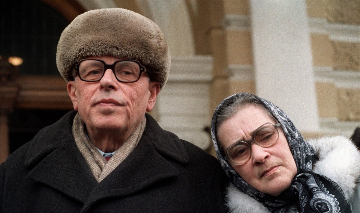Andrejus Sacharovas su žmona