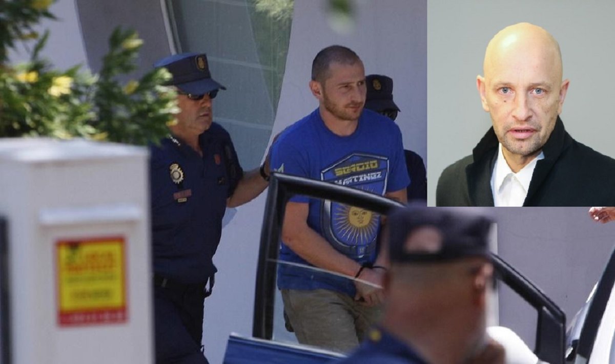 Stepanas Černoveckis suimamas Ispanijoje. Tadas Karosas / Marc Marti (Diaridegirona) nuotr.