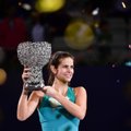 WTA „Elite Trophy“ turnyre pergalės šampaną laistė vokietė