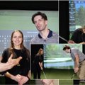 Kovai scenoje besiruošiantis Justinas Jarutis metė originalų iššūkį GJan: susirungė virtualaus golfo varžybose
