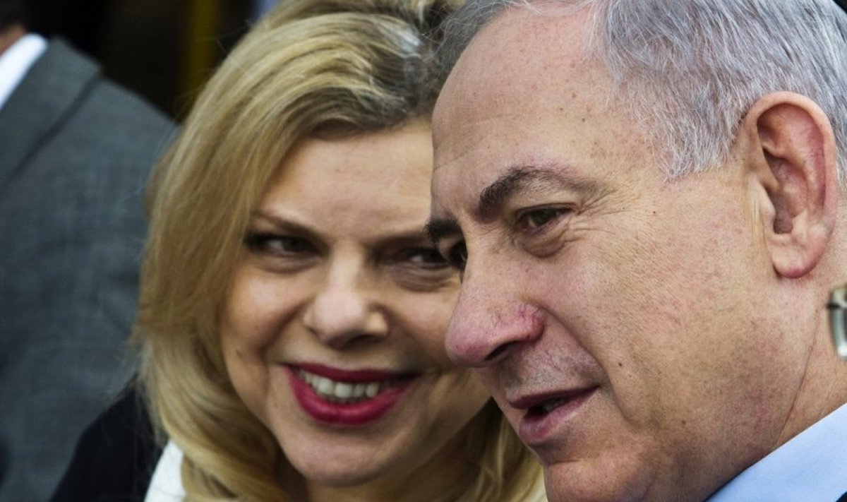 Benyaminas Netanyahu ir jo žmona