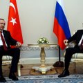 V. Putinas surengė uždaras derybas su Turkijos vadovu