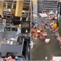 Ar šie vaizdai nufilmuoti neseniai Čikagoje įvykus apiplėšimui ir kodėl „Walmart“ mieste uždaro keturias parduotuves?