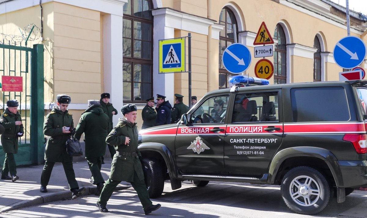 Sankt Peterburge per sprogimą karo akademijoje sužeisti keturi kariūnai