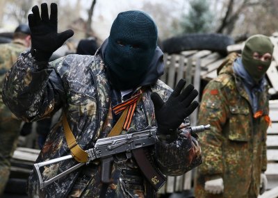 Prorusiškas separatistas Ukrainoje