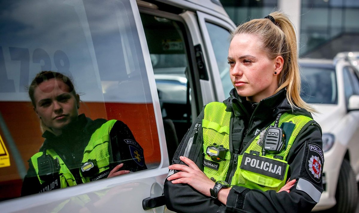 Policijos pareigūnė Ina Žukauskė 