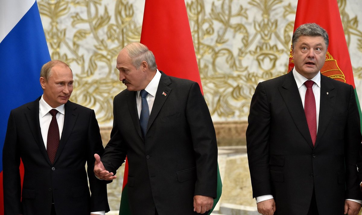 Vladimiras Putinas, Aleksandras Lukašenka, Petro Porošenka