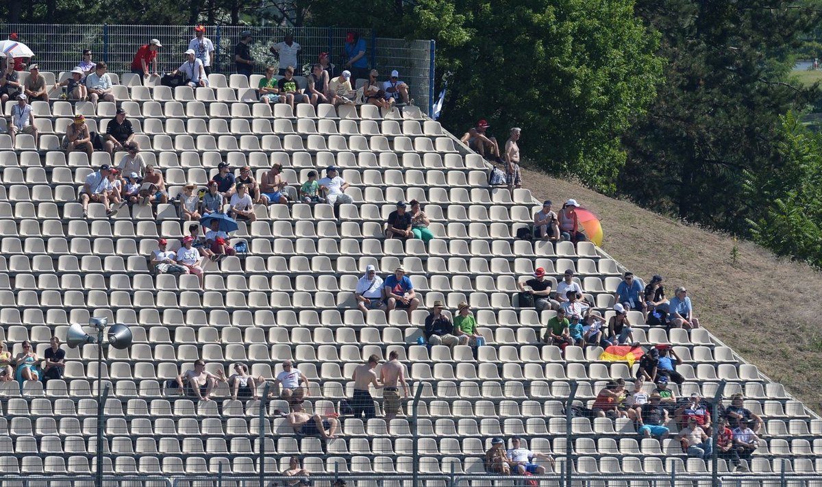 „Formulės-1“ žiūrovai Vokietijoje