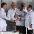Kolumbijos vyriausybė ir FARC sukilėliai pasirašė pataisytą taikos sutartį
