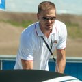 „Porsche“ vairuojantis R. Javtokas į lenktynių trasą suko nedrąsiai