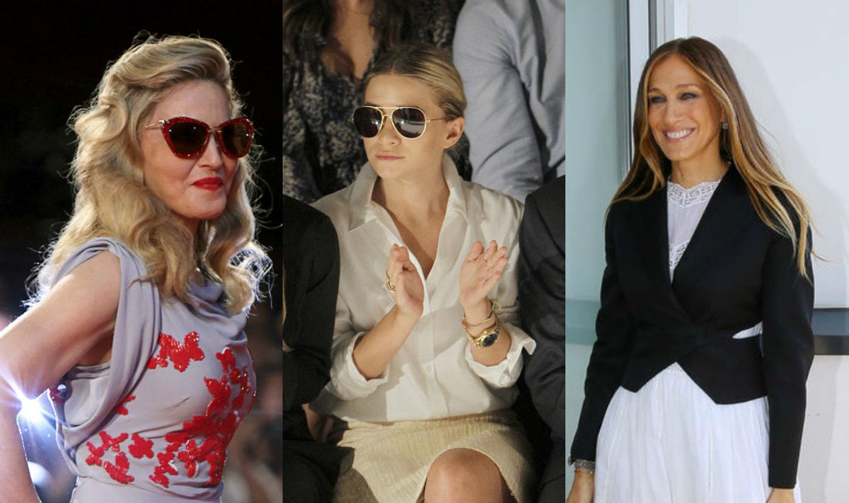 Madonna, Mary-Kate Olsen, Sarah Jessica Parker