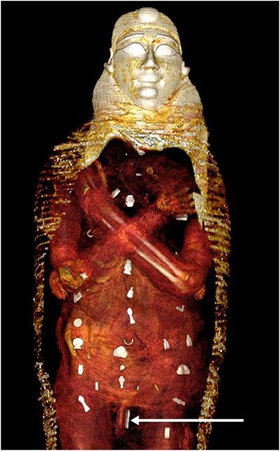 Prieš daugiau nei 2000 metų mirusio berniuko mumija. SN Saleem/SA Seddik/M el-Halwagy nuotr.