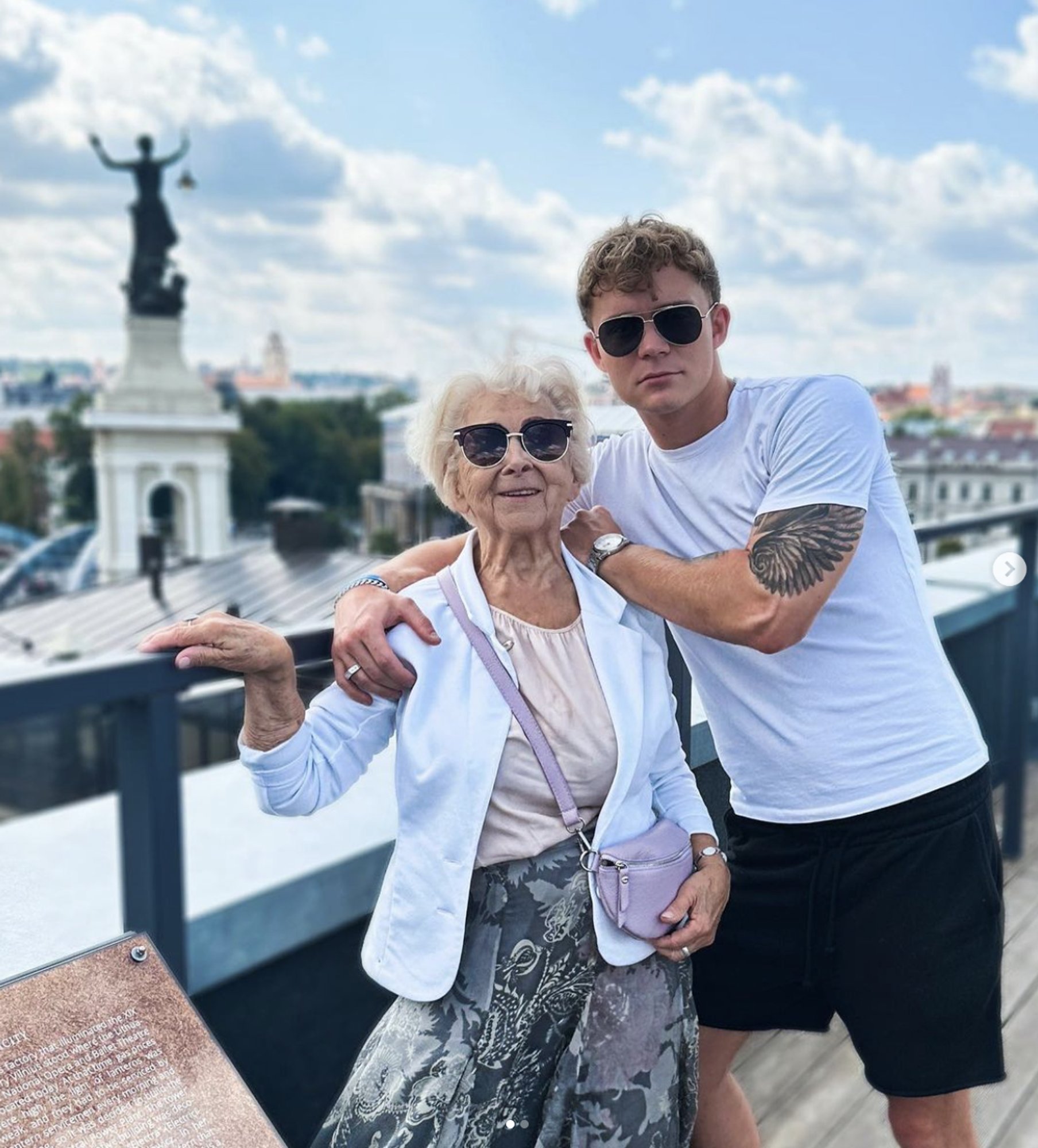 Najsłynniejsza polska babcia odwiedziła Wilno