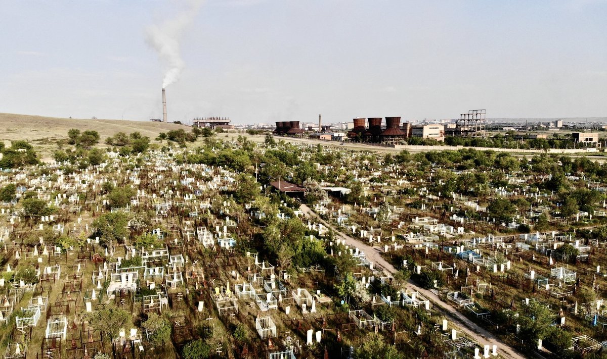 Temirtau miestelio kapinės Kazachstane