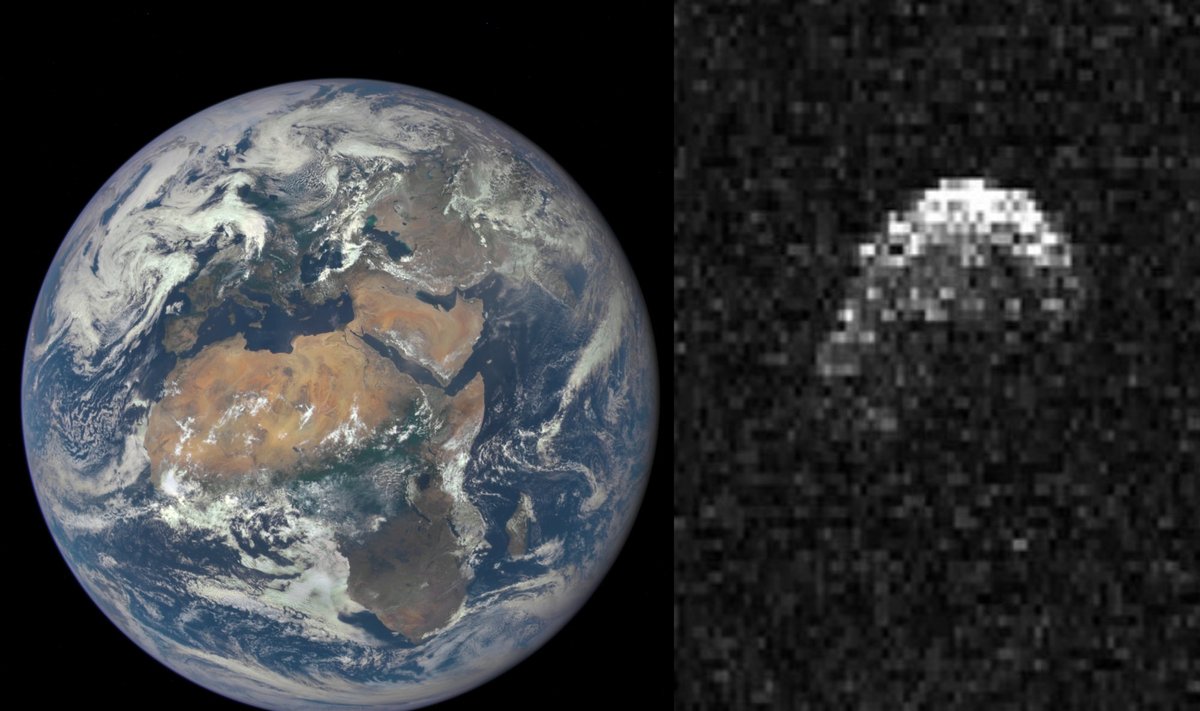 Žemės orbitos link skrieja potencialiai pavojingas asteroidas Nereus. NASA nuotr.
