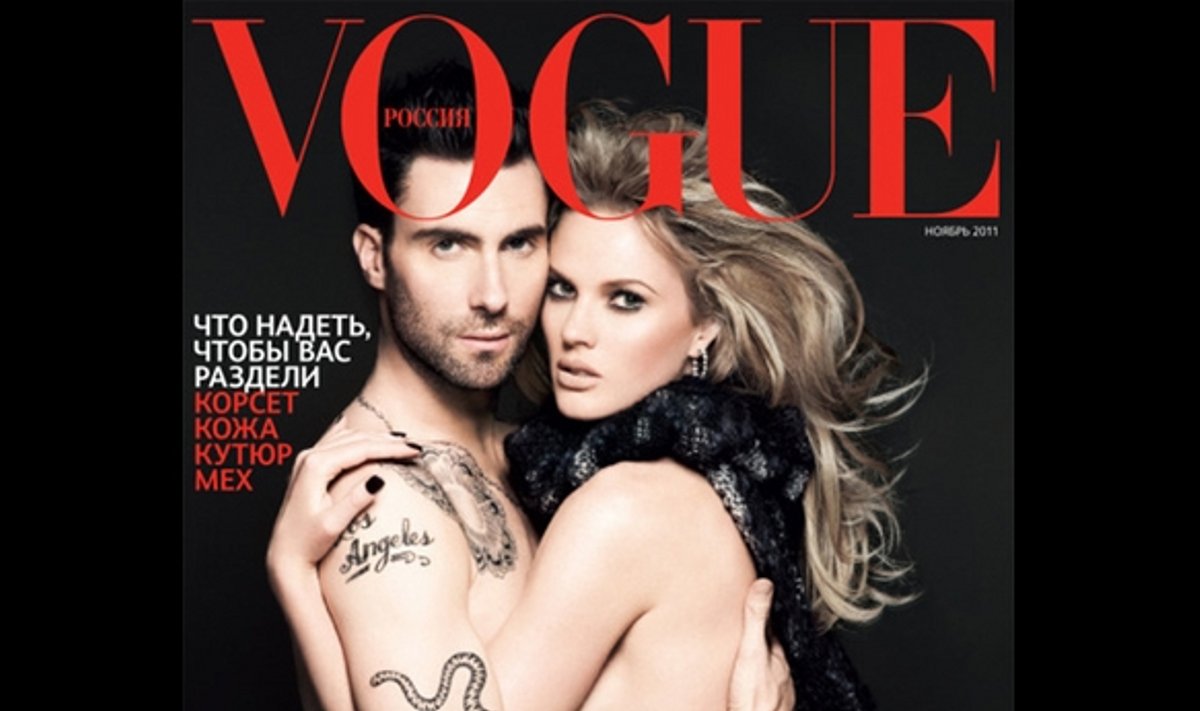 Adamas Levine‘s ir Anne Vwap     „Vogue“ nuotr.