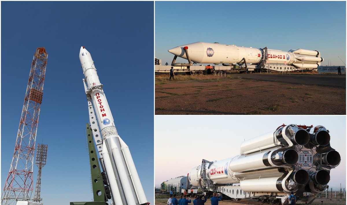 Nešančioji raketa pakils iš Baikonūro kosmodromo Kazachstane.